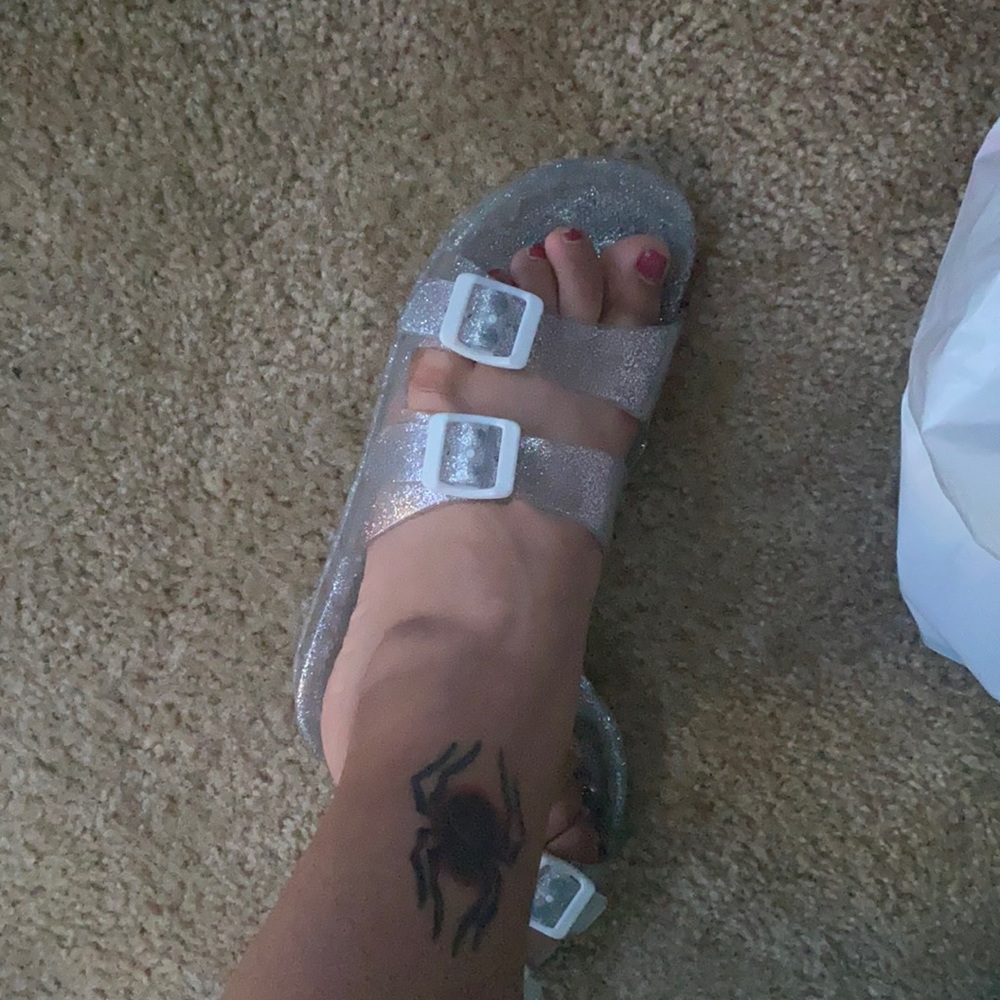 Cat and jack glitter slides